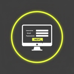 Illustration of SlotPal Casino's registration form asking for email, password, and currency.