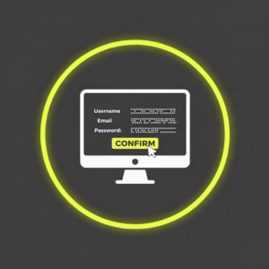 Graphic showing SlotPal Casino's contact details section asking for phone number and date of birth.